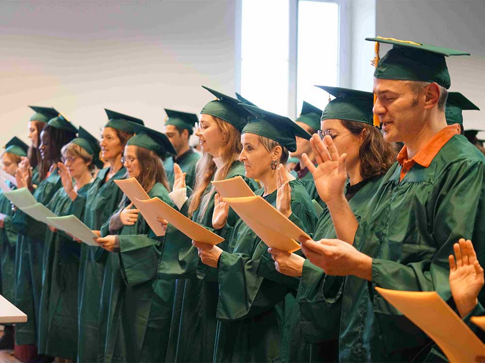 Academie de Vitalopathie remise des diplomes sermon etudiants